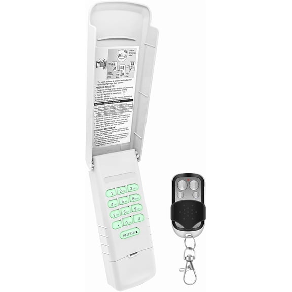 Universal Keypad Remote for LiftMaster Garage Door Opener, 877Max 893Max, Wireless DIY Install & Keyless Entry, FCC Certified, 3-Year Warranty