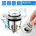 thumbnail image 1 of Universal Kitchen Bathroom Sink Plug Stopper Wash Basin Core Pop Up Drain Filter, 1 of 9