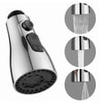 thumbnail image 1 of Universal Kitchen Faucet Sprayer Head Replacement with Pressure Tap Nozzle for Easy Pull Down Spray Function and Water Efficiency, 1 of 5