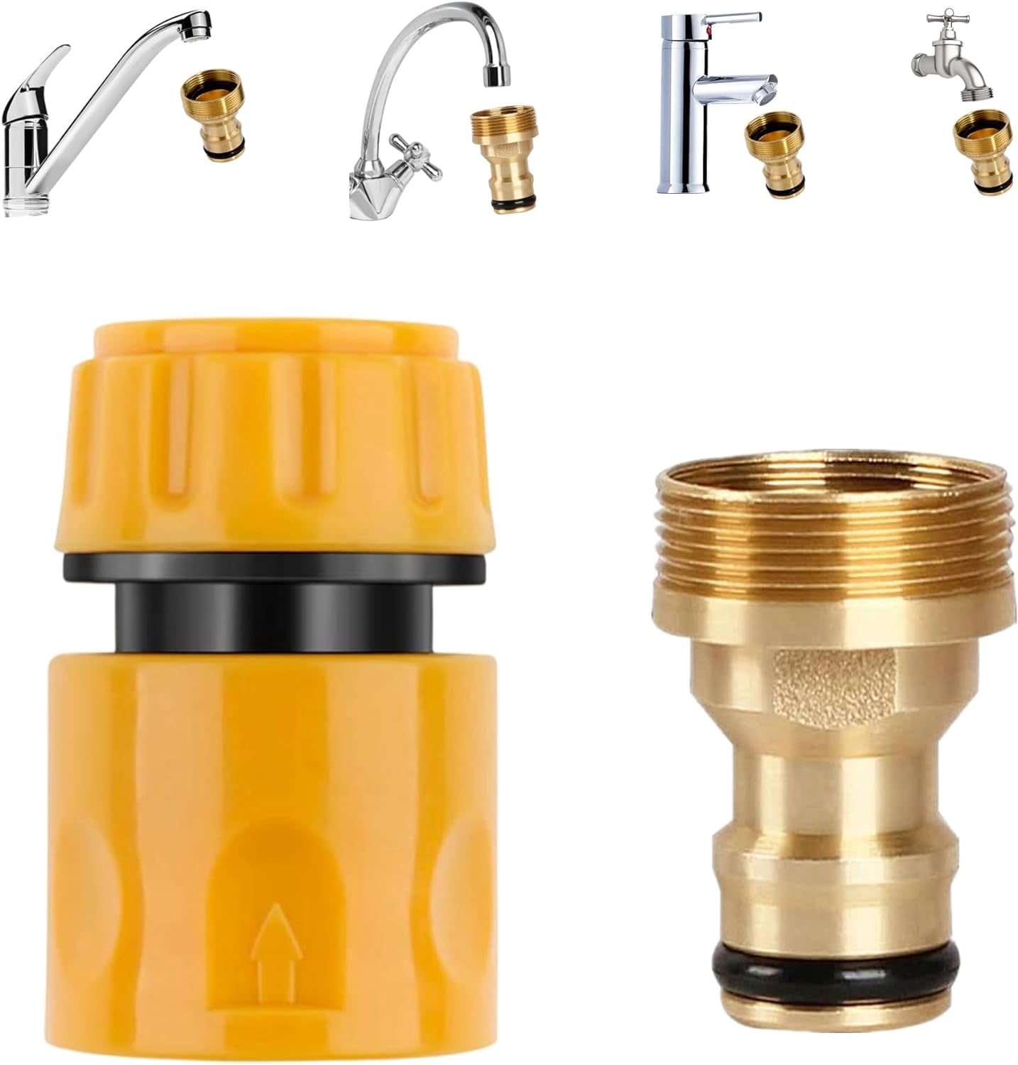 Universal Kitchen Mixer Tap Hose Connector Quick Connector