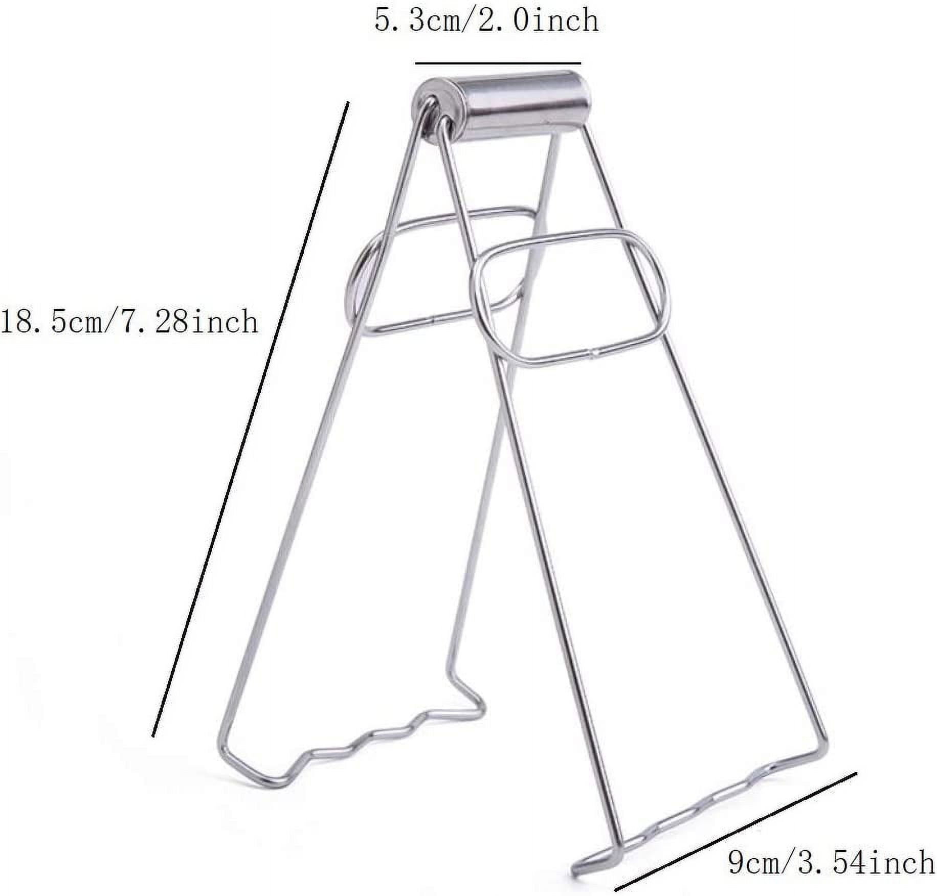 Universal Kitchen Stainless Steel Plate Lifter, Folding Hot Dish Plate Bowl Clip Pl[1934