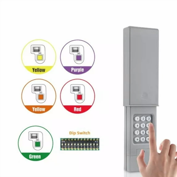 Universal Klik2U For Chamberlain Liftmaster Garage Door Keypad Opener Keyless Us