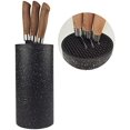 thumbnail image 1 of Universal Knife Block without Knives Multi-Functional Freedom Knife Storage Stand Resin Round Knife Holder Unique Design Slot to Protect Blades Detachable Easy to Clean Countertop Knife Holder, 1 of 5