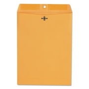 Universal Kraft Clasp Envelope, #90, Cheese Blade Flap, Clasp/Gummed Closure, 9 x 12, Brown Kraft, 100/Box -UNV35264