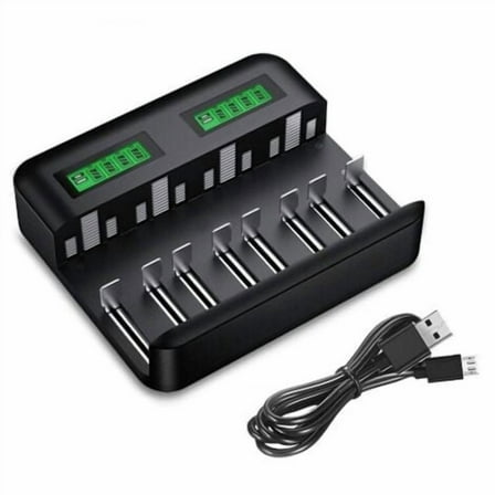 Universal LCD Battery Charger - Ni-MH Rechargeable Battery Charger, Battery Detection Technology
