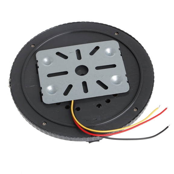 Universal LED Car Overhead Ceiling Dome Light Lamp Carbon Fiber Look Bezel Round