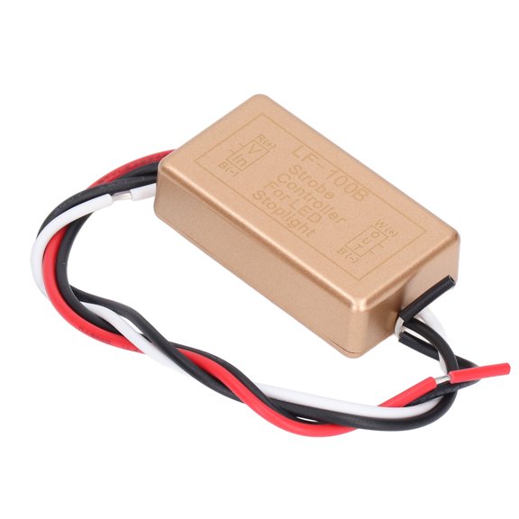 Universal LED Flasher Relay LF-100B - 12V 30W Electronic Strobe Controller Module for Automotive, Motorcycle, and Yacht Lighting Systems