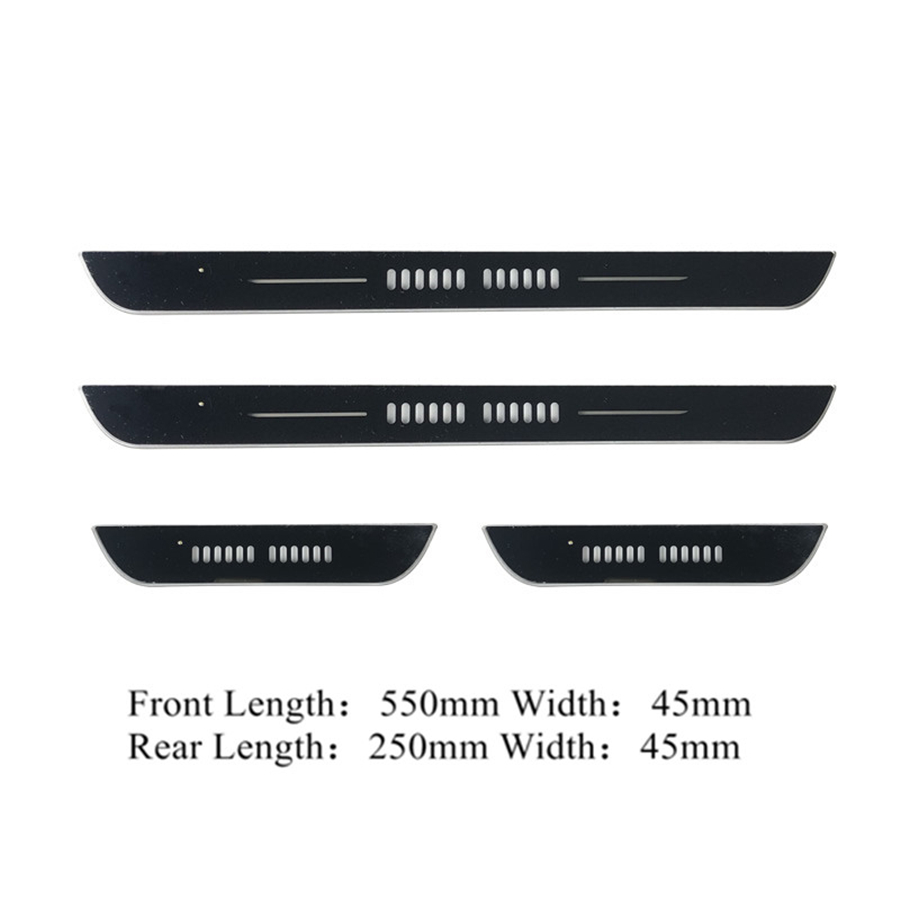 Universal LED RGB Car Door Step Pedal Sill Light Lamp