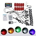 thumbnail image 1 of Universal LED Rock Light 16 Million Colors Adjustable Waterproof 12V with Remote for Passenger Car, Motorcycle, ATV, SUV, UTV, Truck, Boat, 1 of 11