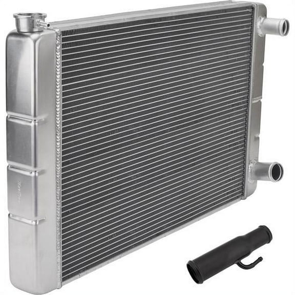 Universal LS Swap 24 Inch Double Pass Radiator Kit w/Hose Adapter