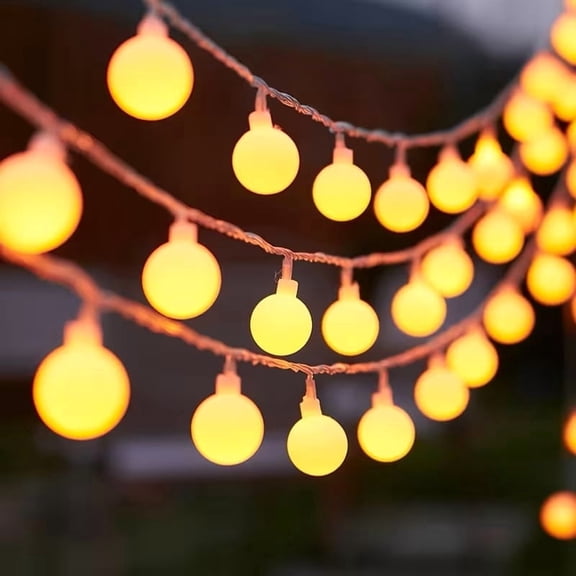 Universal Lamp - 1pc Globe String Light - LED Fairy Light for Indoor and Party Wedding Tree Bedroom Ramadan Valentine's Day Decoration