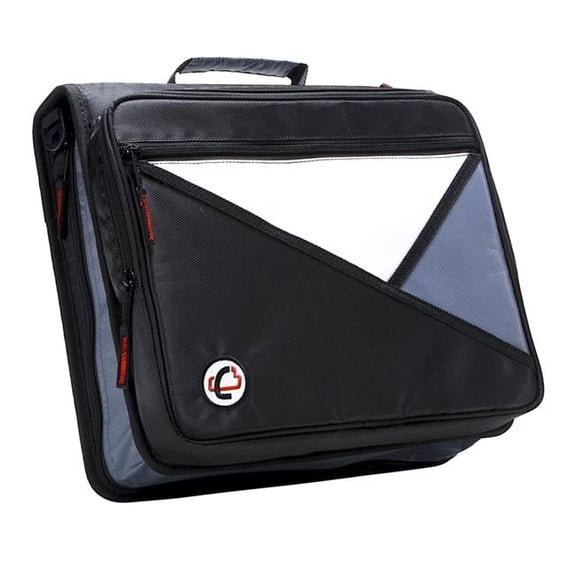 Universal Laptop Zipper Binder, O-Ring, 2 in. - Black