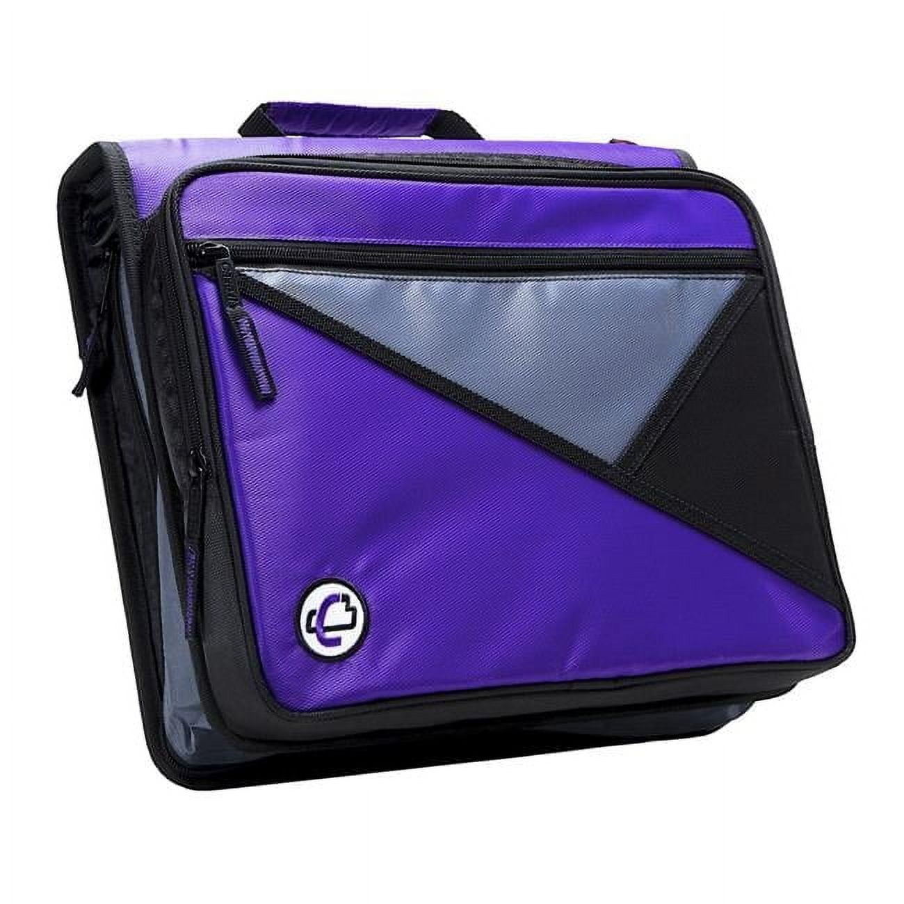 Universal Laptop Zipper Binder, O-Ring, 2 in. - Purple