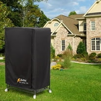 Large Bird Cage Cover Black  Breathable Washable Material