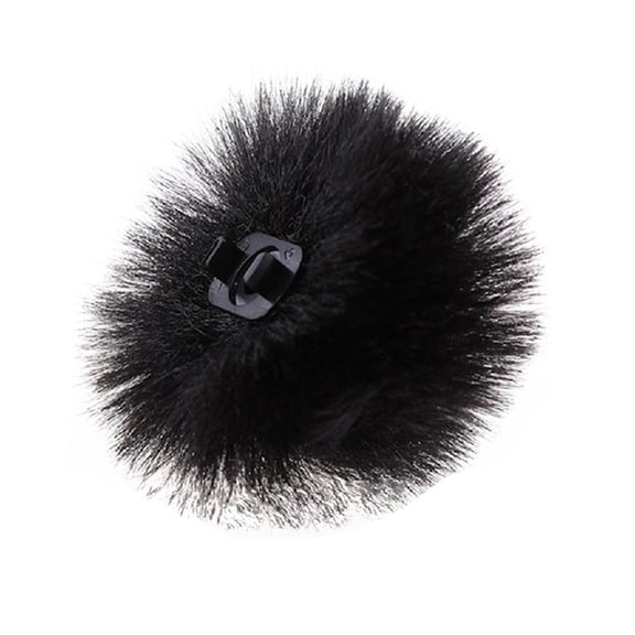 Universal Lavalier Microphone Furry Windscreen Microphone Windshield Wind Muff