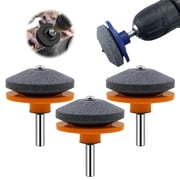 Universal Lawn Mower Blade Sharpener Kit, Blade Sharpeners for Lawn Mowers for Any Power Hand Drill