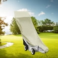 thumbnail image 1 of Universal Lawn Mower Cover 210D Waterproof fabric Tool for Outdoor Protection (Khaki), 1 of 6