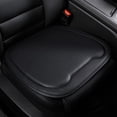 thumbnail image 1 of Universal Leather Car Seat Cushion with Ventilated Backrest and Driver-Specific Contour, Four Season Breathable Seat Cover for Enhanced Comfort Durability and Premium Interior Look, 1 of 6