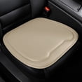 thumbnail image 1 of Universal Leather Car Seat Cushion with Ventilated Backrest and Driver-Specific Contour, Four Season Breathable Seat Cover for Enhanced Comfort Durability and Premium Interior Look, 1 of 6
