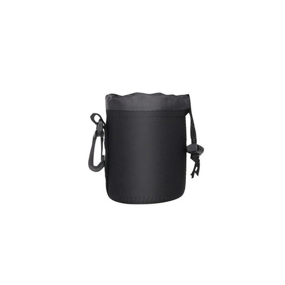 Universal Lens Case Bag, Black Thicken Neoprene Camera Lens Protective Carrying Case For Photography Gear And Camera Accessories, Four Sizes Option