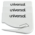 thumbnail image 1 of Universal Letter Slitter Hand Letter Opener w/Concealed Blade, 2 1/2", White, 3/Pack, 1 of 3