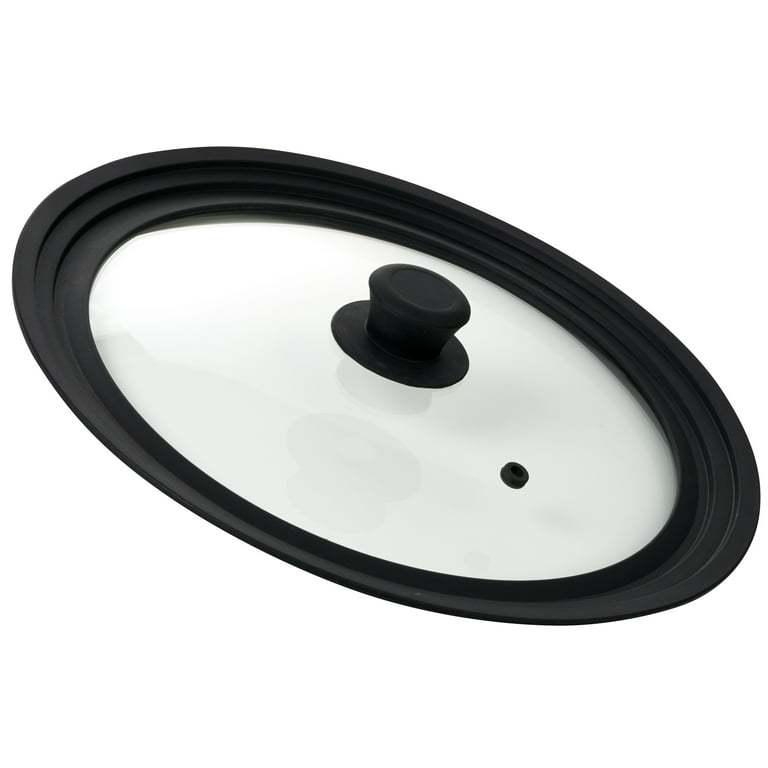 Heat Resistant Vented Tempered Glass Lid For Pot Pans And Skillets