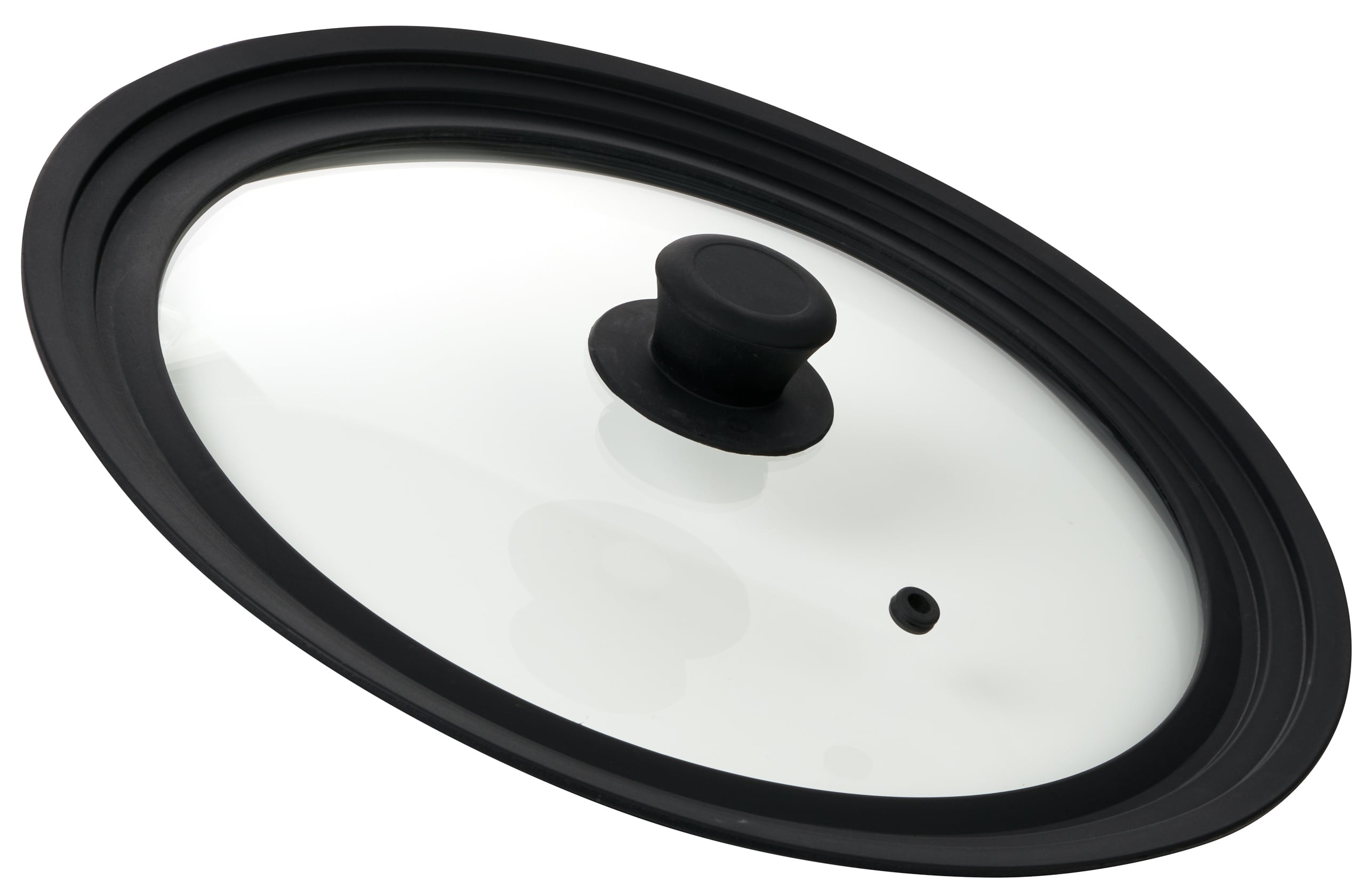 Universal Glass Lid For Pots & Pans | Fits 11", 12", 12.5" Cookware | Vented & Heat Resistant