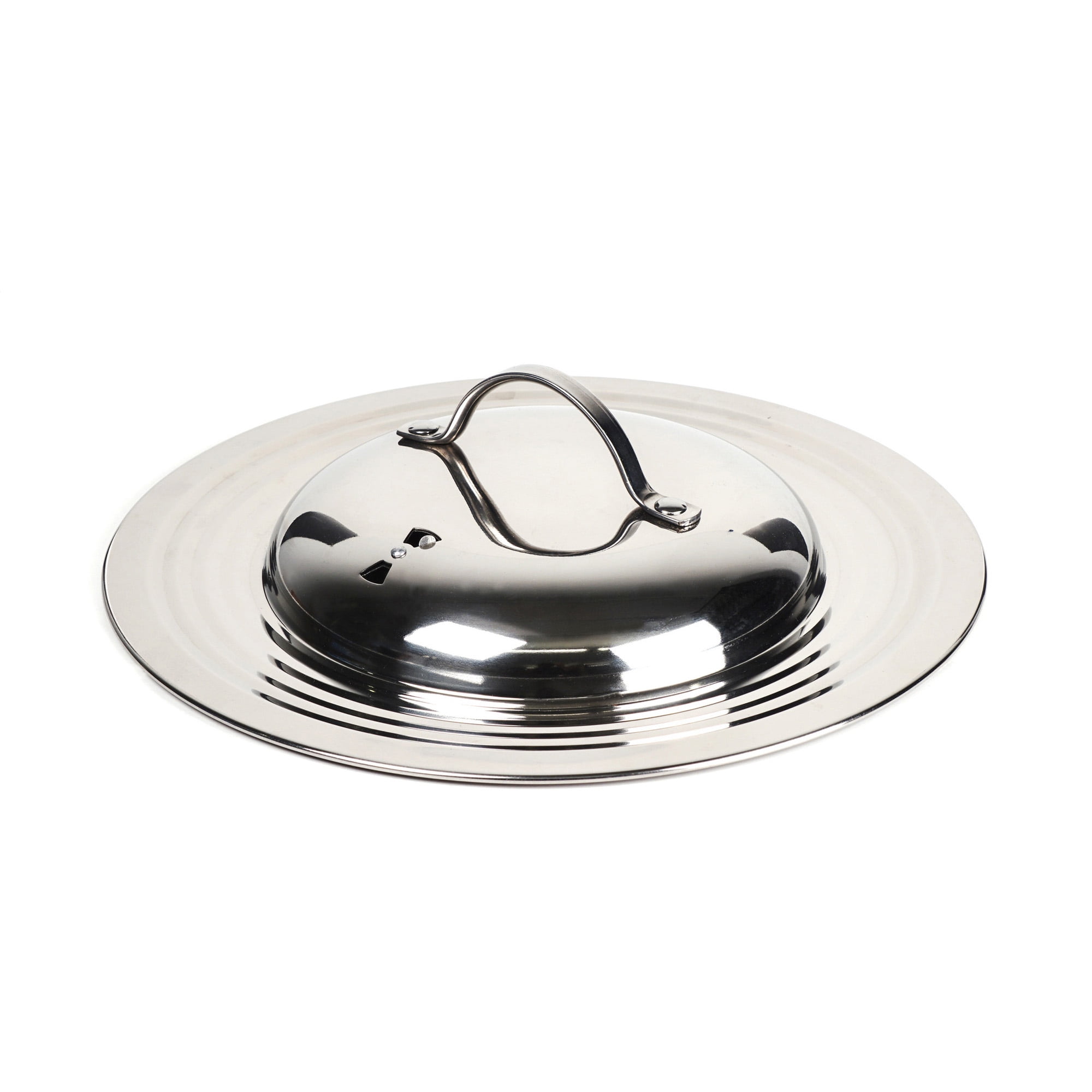 Stainless Steel Universal Lid with Adjustable Steam Vent
