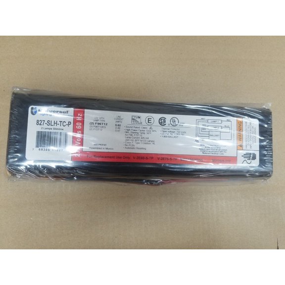 Universal Lighting 827-SLH-TC-P 277V (2) Lamp slimline F96 F72 T12 Ballast