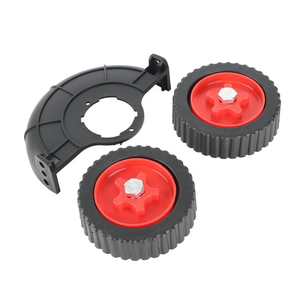 Universal Lightweight String Trimmer Auxiliary Support Wheels Heavy Duty Lawn Mower Attachment Support Wheel Assembly Replacement Parts for Weed Eater Grass Trimmer, 5.0 Inches / 12.6 cm