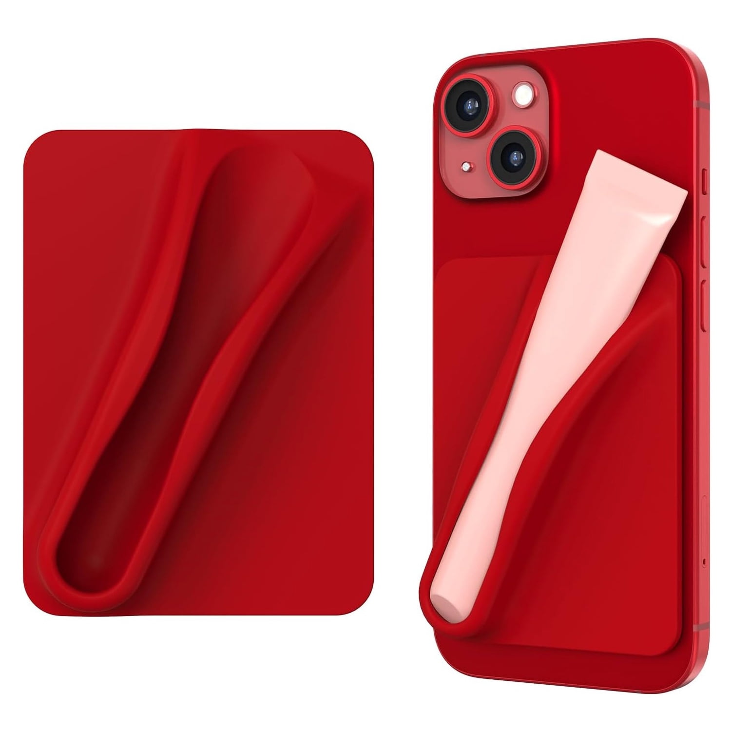 Universal Lip Gloss Holder Cover - Red