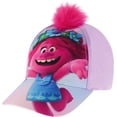 thumbnail image 1 of DreamWorks Girls Baseball Cap, Trolls Adjustable Kids Hat for Ages 4-7, 1 of 6