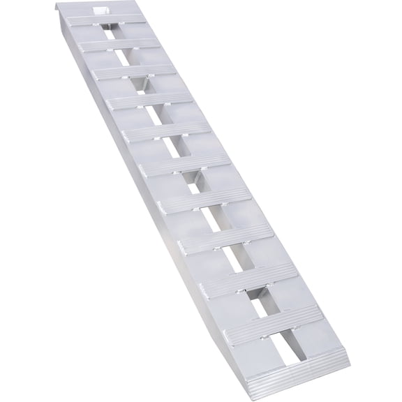 Universal Loading Ramps for Motorcycle, Tractor, ATV/UTV - Aluminum Ramps with Top Hook, 60 x 12 6600 LBS Capacity (2 Pack, Silver)