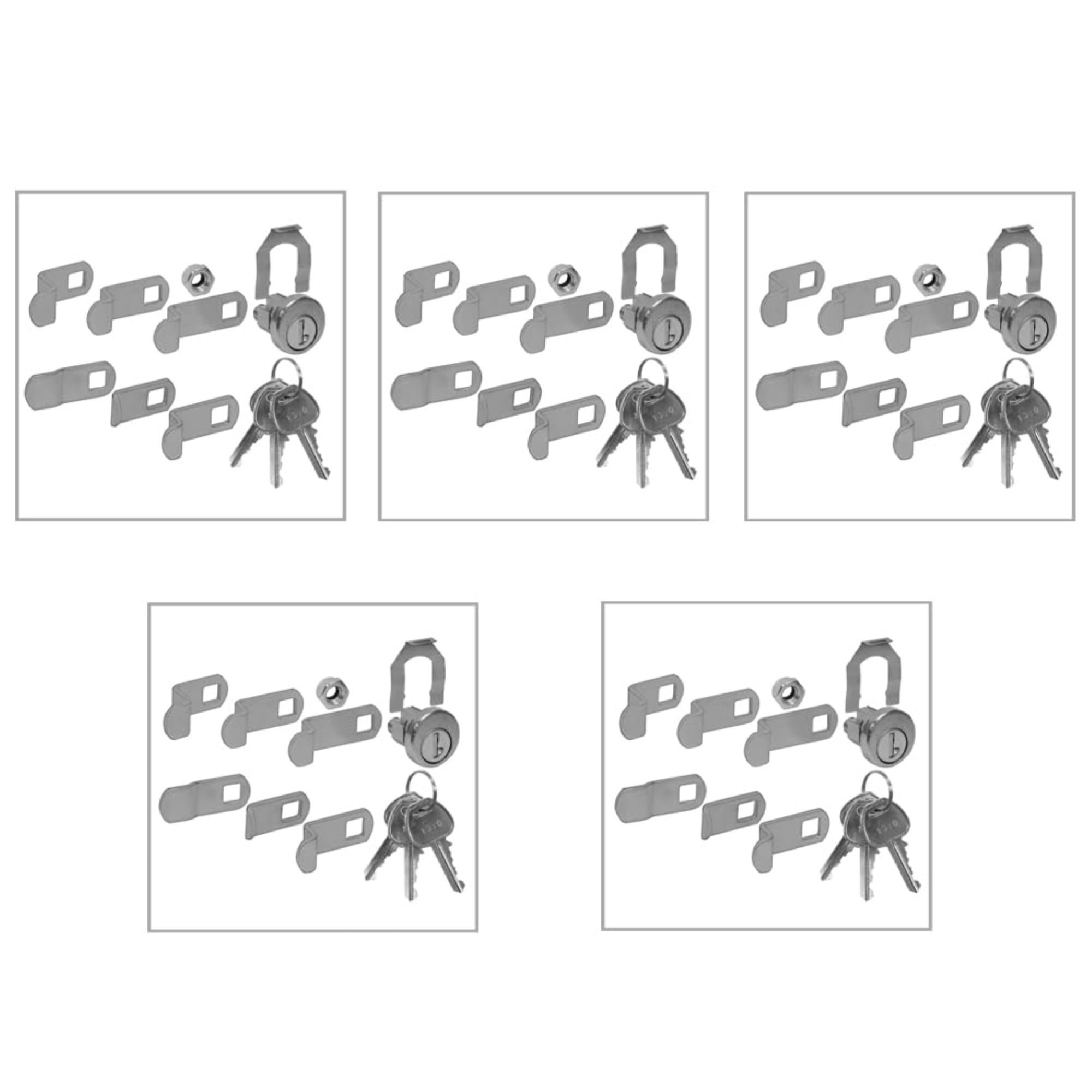 Universal Locks for CBU/NDCBU Pedestal Style Mailbox Door with 3 Keys