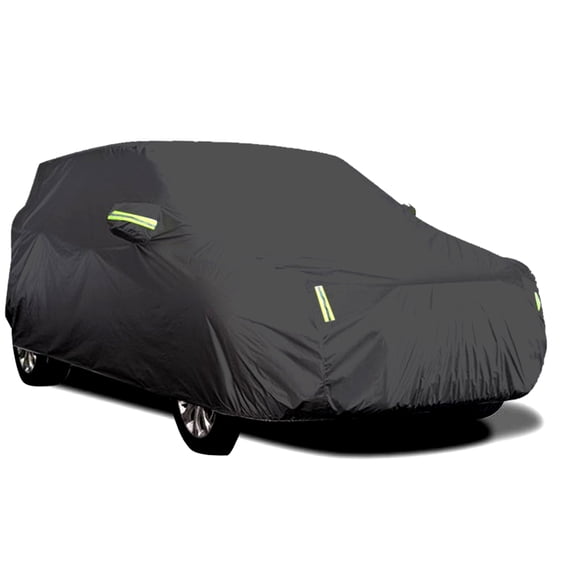 Universal M Car Cover - Full Sedan Protection with Reflective Strip - Sunscreen, Dustproof, Waterproof, and UV Scratch-Resistant - Keep Your Car Safe and Protected - Ideal for All-Weather Conditions