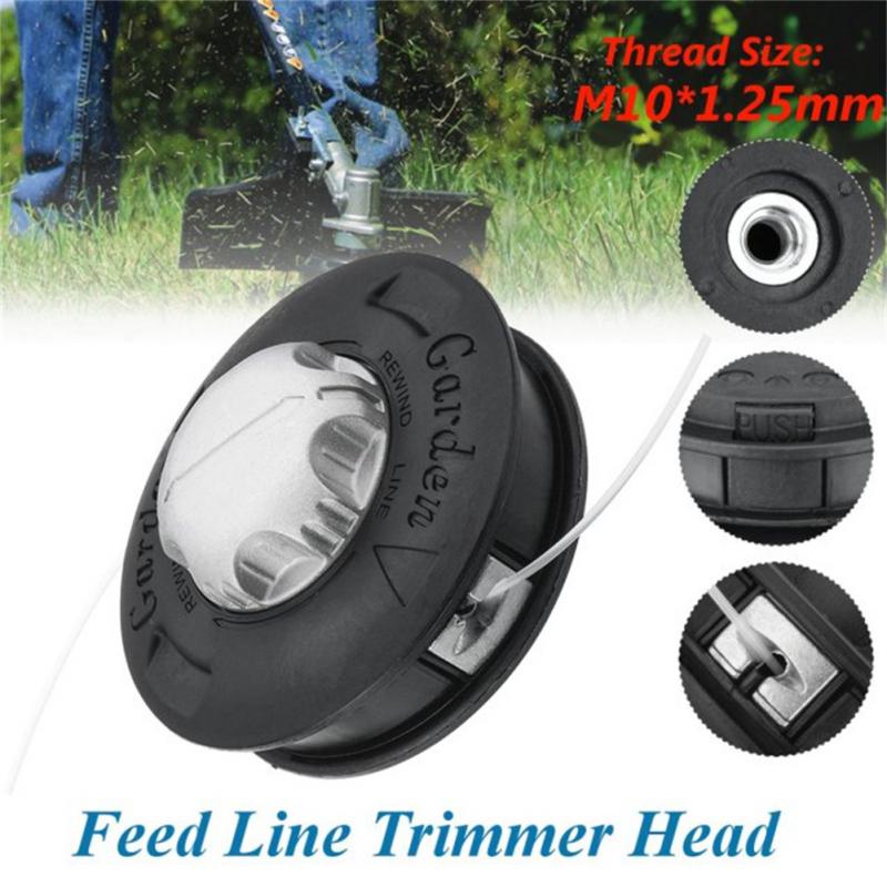 Universal M10 Aluminum Nylon Brush Mower Bump Spool Grass Trimmer 2 ...