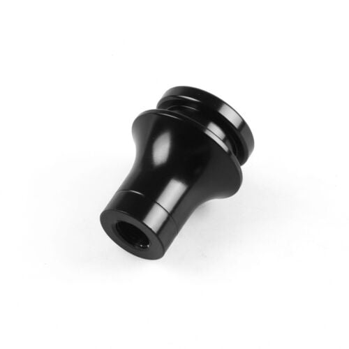 Universal M10x1.25 Thread Black Aluminum Manual Shift Knob Boot Retainer Adapter