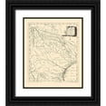 thumbnail image 1 of Universal Magazine 12x14 Black Ornate Wood Framed with Double Matting Museum Art Print Titled - Georgia - Universal 1779, 1 of 4