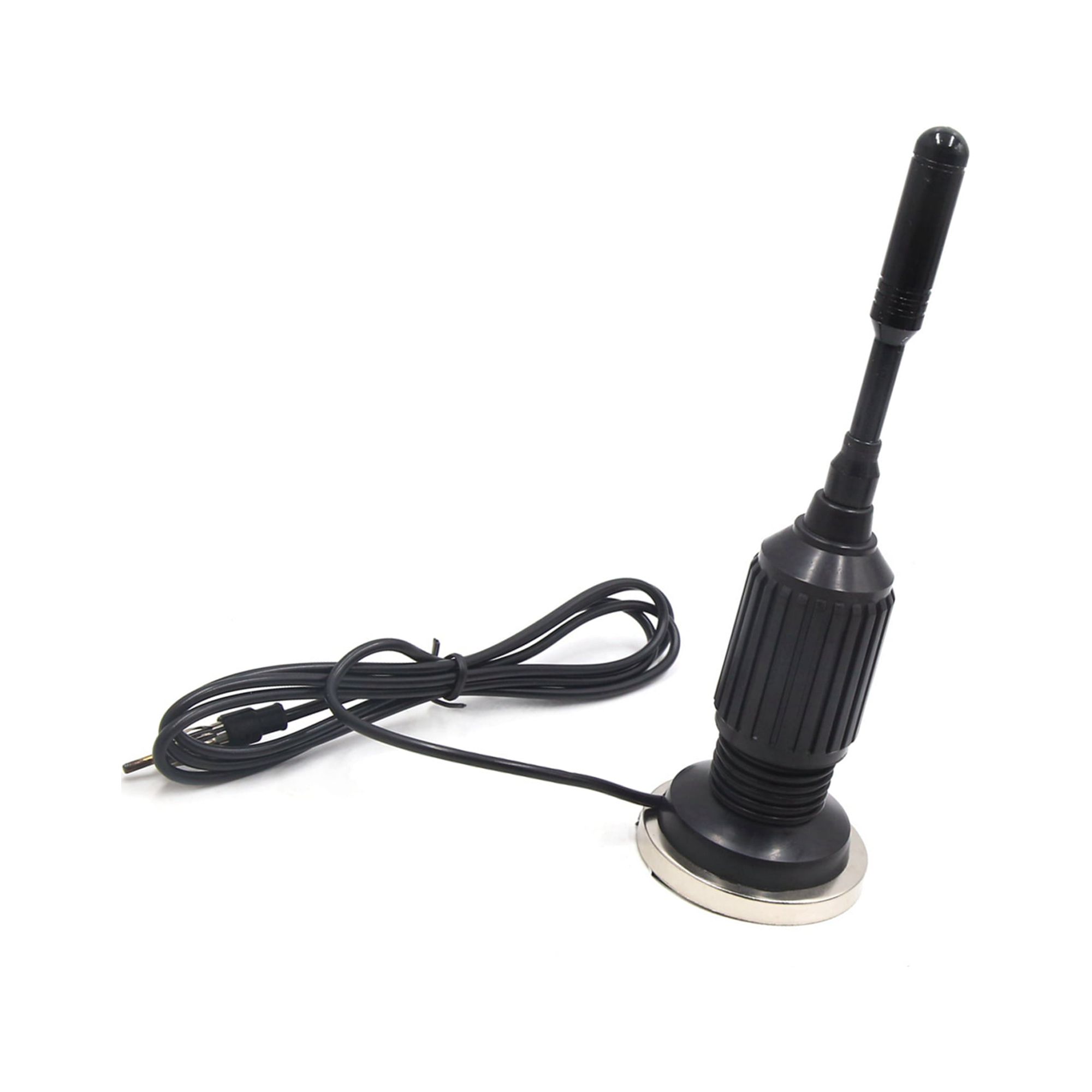 Universal Magnetic Base Car Vehicle Signal Radio AM FM Antenna Aerial Black  