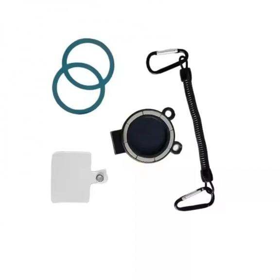 Universal Magnetic Belt Clip Mobile Phone Holder Backpack Clip with Metal Hook Spring Rope for iPhone 16 Pro Max Xiaomi 15 POCO