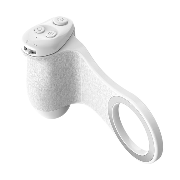 Universal Magnetic Phone Grip with Remote Zoom Trigger for Video Recording