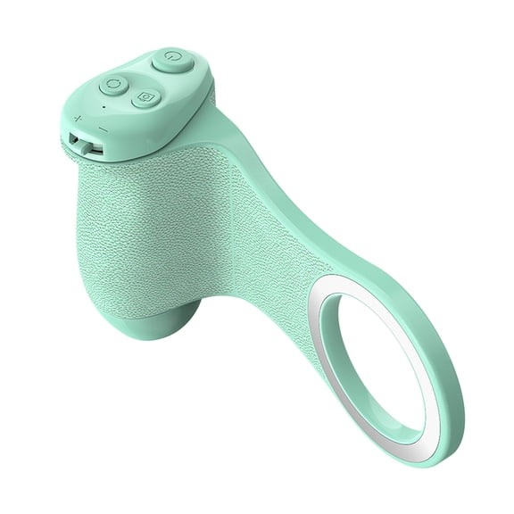 Universal Magnetic Phone Grip with Remote Zoom Trigger for Video Recording