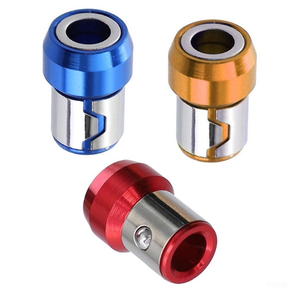 Universal Magnetic Ring 1/4” Screwdriver Bit Metal Anti-Corrosion Screw Holder