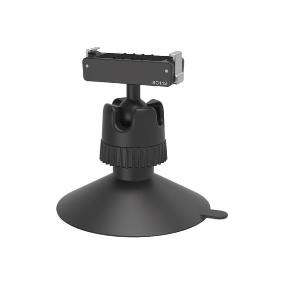 Universal Magnetic Suction Cup Mount For Action 6 Camera Featuring Detachable Magnetic Clip Design Adjustable Ball Head