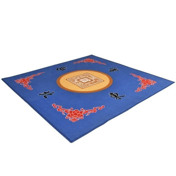 Universal Mahjong / Paigow / Card / Game Table Cover - Blue Mat 31.5" x 31.5" (80cm x 80cm)