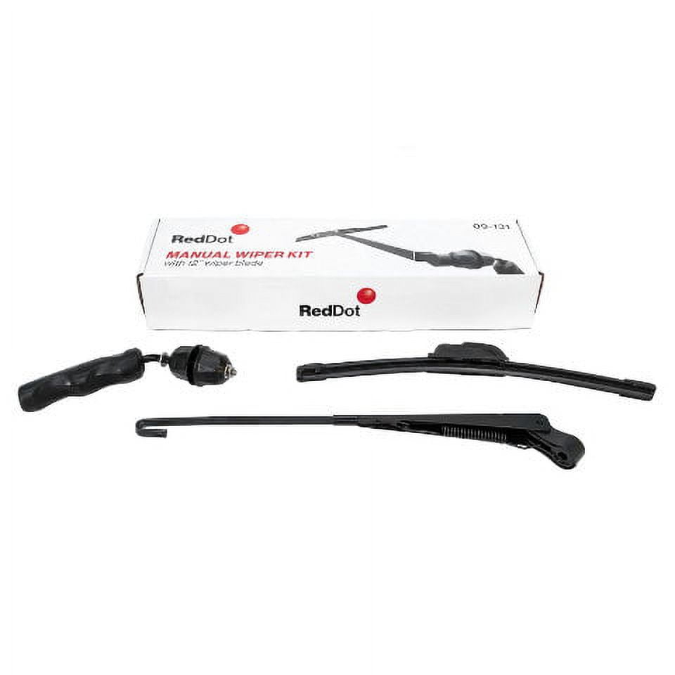 Universal Manual Windshield Wiper Blade Kit (Hand Operated) for Golf