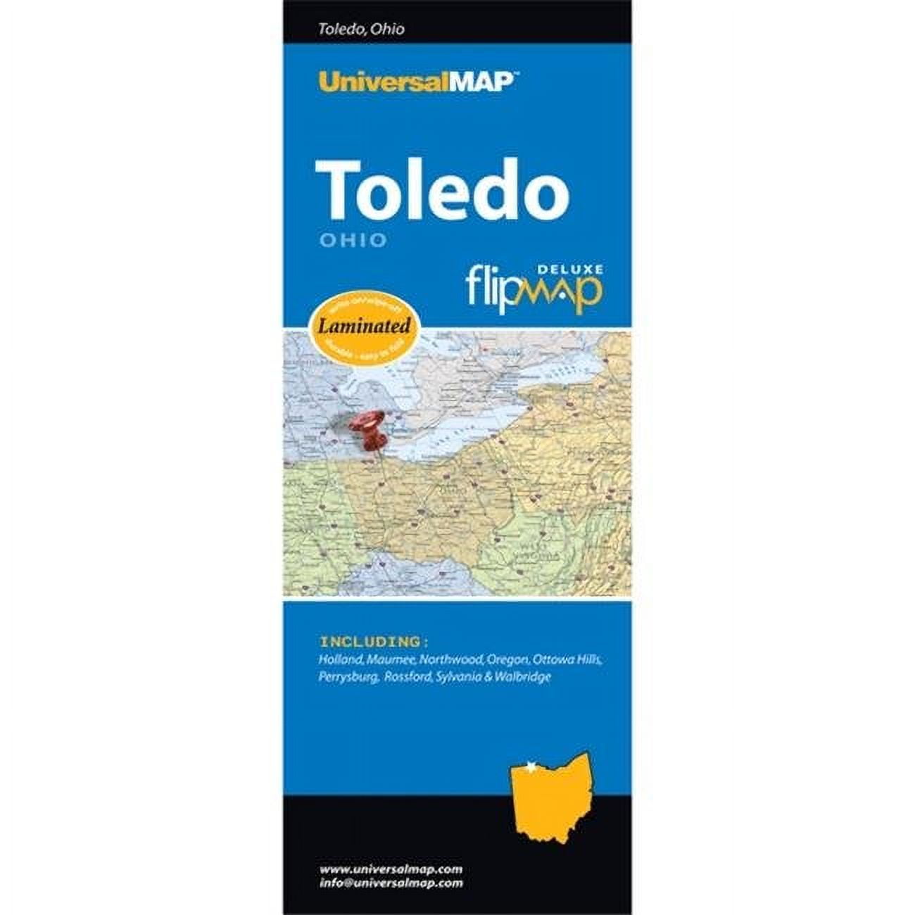 Universal Map Indiana Central Regional Laminated Map
