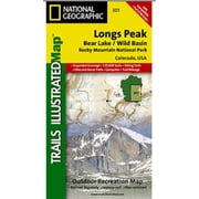 National Geographic Trails Illustrated Series Longs Peak #301 - Explore the Colorado Rockies with Detailed Maps and Trail Information