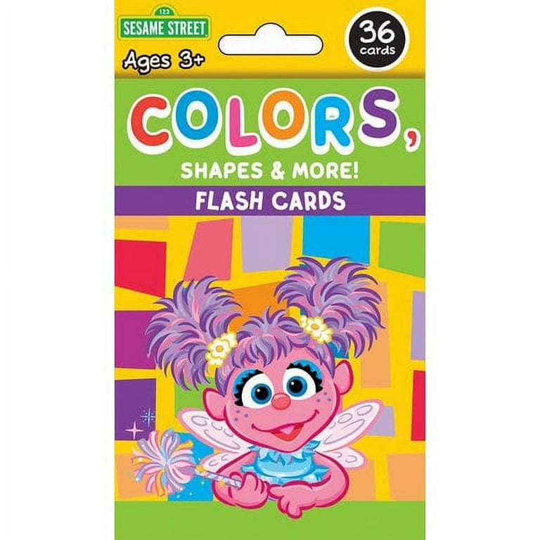 English & Spanish Printable Flash Cards, Sesame Street
