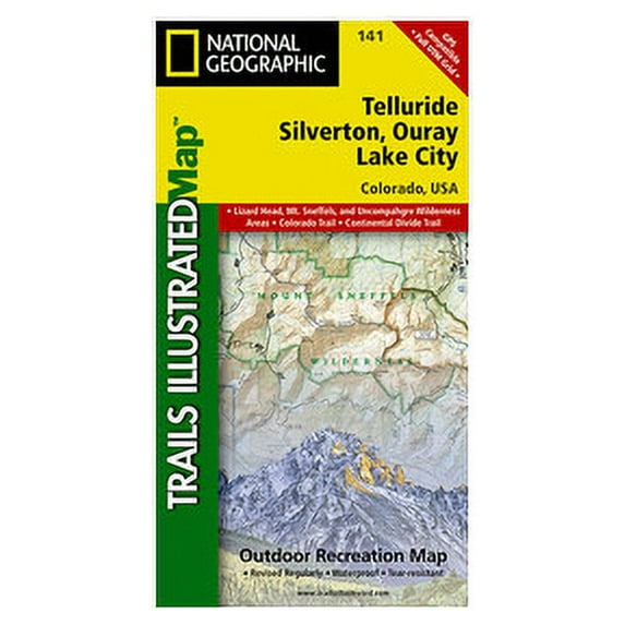 Universal Map Telluride/SilverStone/Lake City Colorado Map